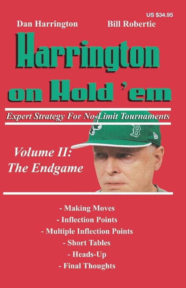 Harrington on Hold'em Expert Strategy for No Limit Tournaments, Vol. 2: Endgame pdf texes holdem poker books download for free