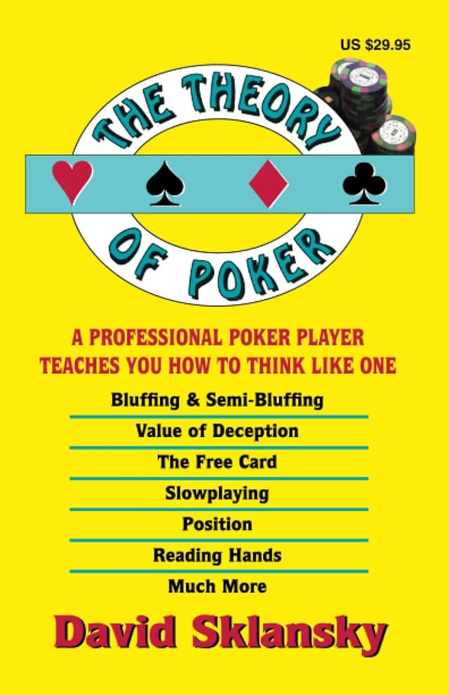 The Theory of Poker: A Professional Poker Player Teaches You How To Think Like One pdf texes holdem poker books download for free